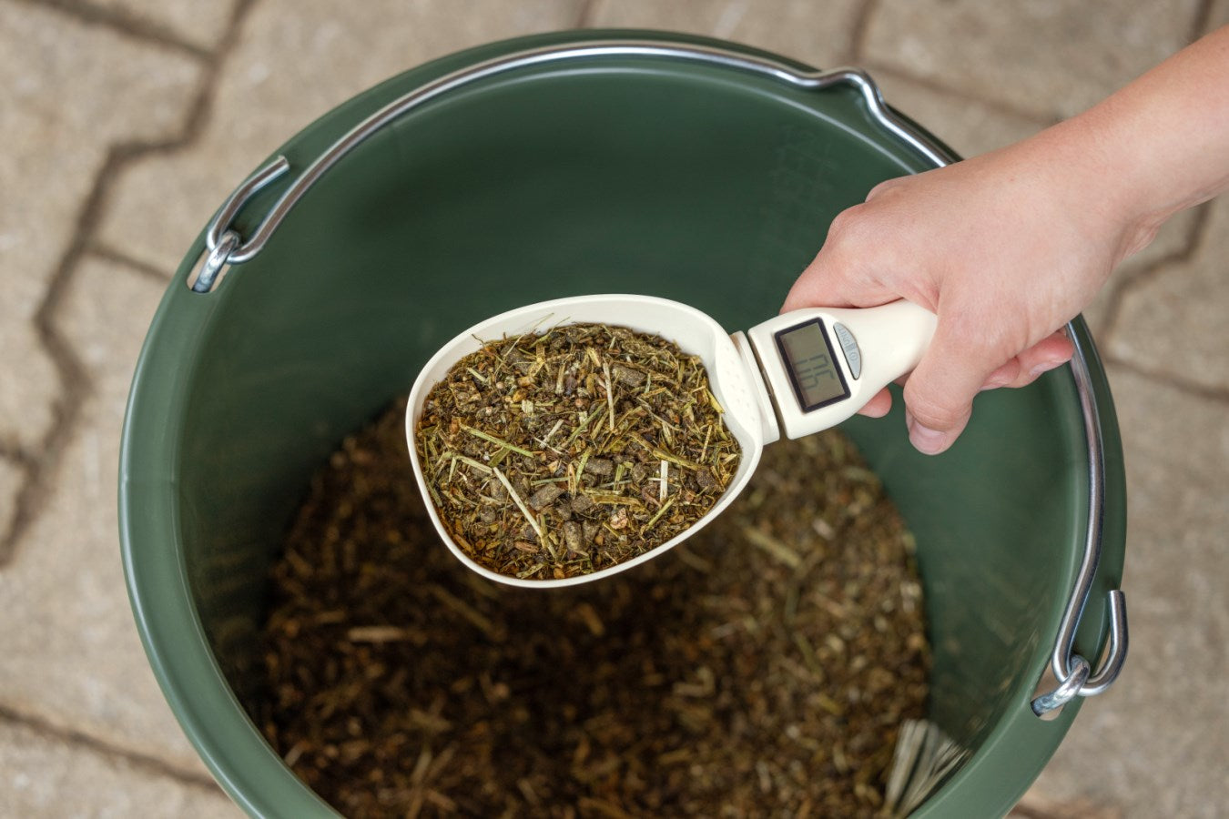 Digital Fodervåg med Avtagbar Skopa