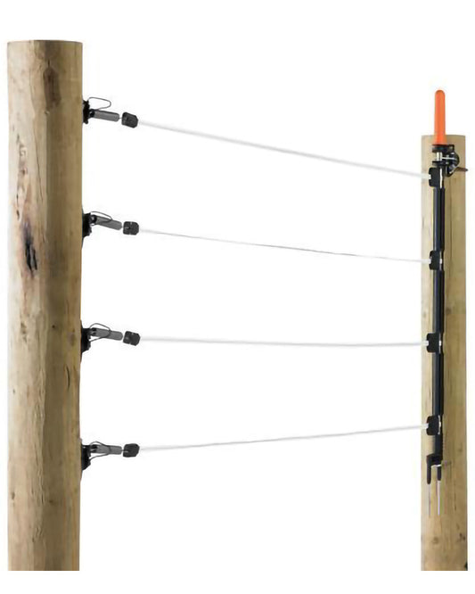 Vanneportti 4x 12,5mm valkoinen, 6m