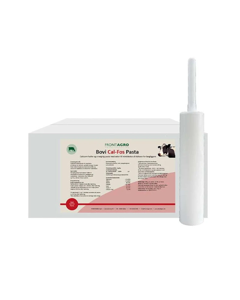 Pasta som minskar risken för fosfor- och kalciumbrist i blodet och därmed kalvningsförlamning