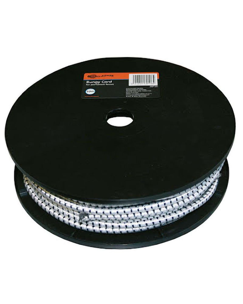 Elastisk reb hvid 50m
