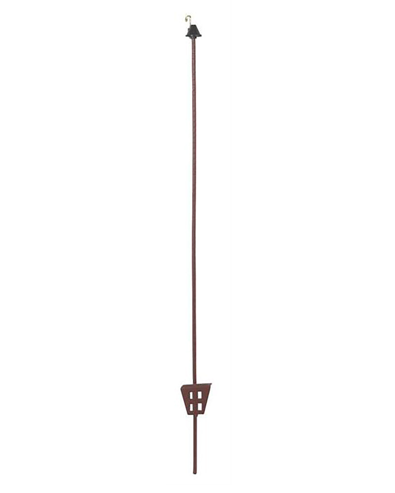 Fjäderstålstolpe 106 cm, 10-p ögla