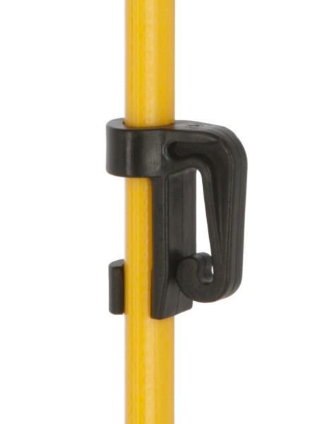 Glasfiberstolpe gul, oval, 1,52 m, 10-p