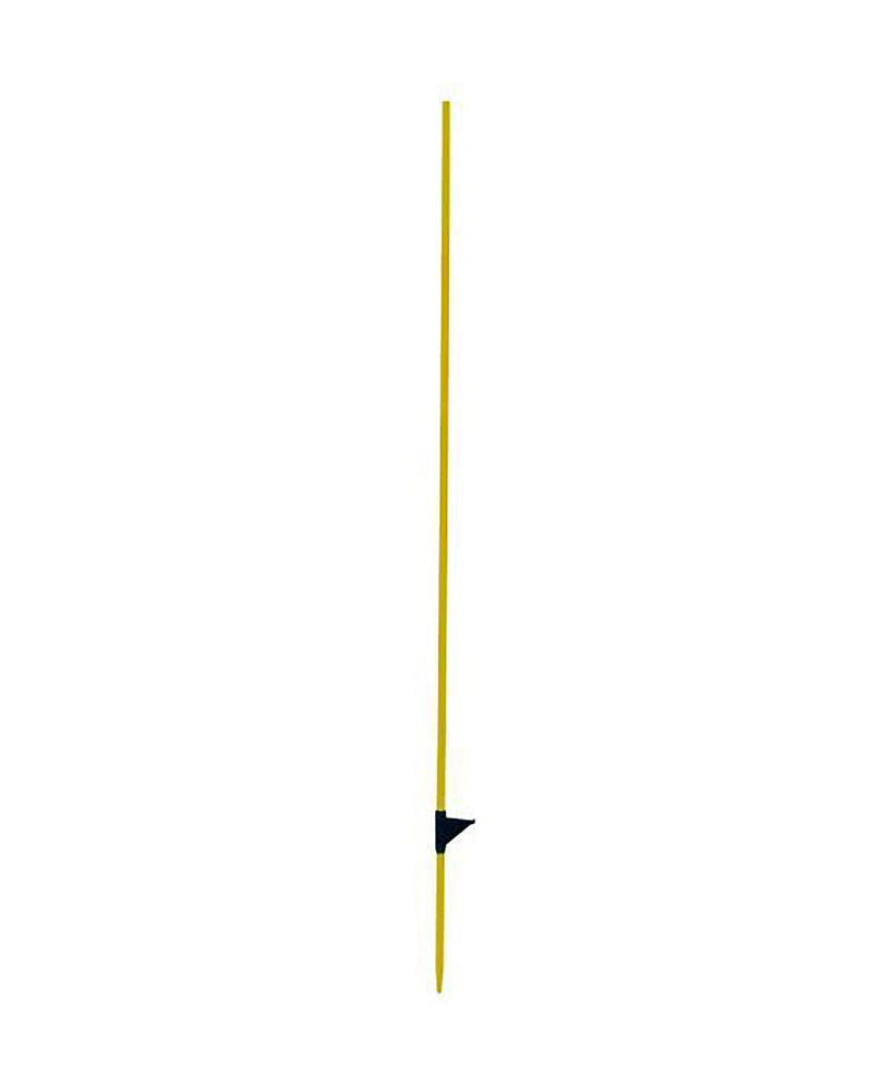Glasfiberstolpe rund, 160 cm, gul, 10-p