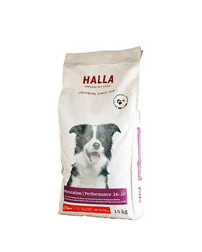 Hundefoder Halla Performance Qrill 15 kg