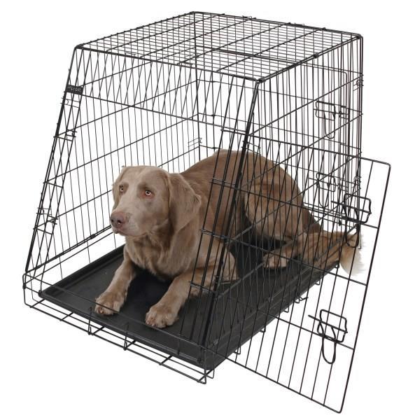 Hundbur metall, 1 dörr