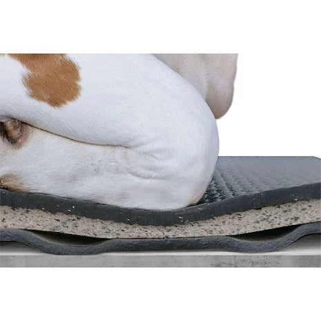 Kraiburg KEW Plus – 3-skikts foglös gummimatta för liggyta (7 cm)