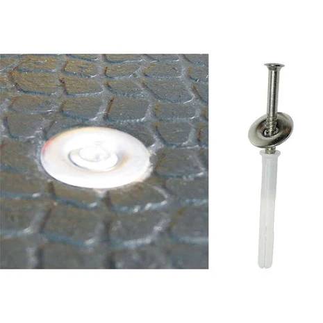 Kraiburg KURA P – Gummimatta 24 mm för gångytor med gödselskrapa