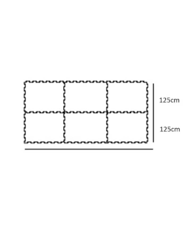 Kraiburg KURA Flex – Gummimatta 24 mm med standardmått för gångytor och mjölkstall