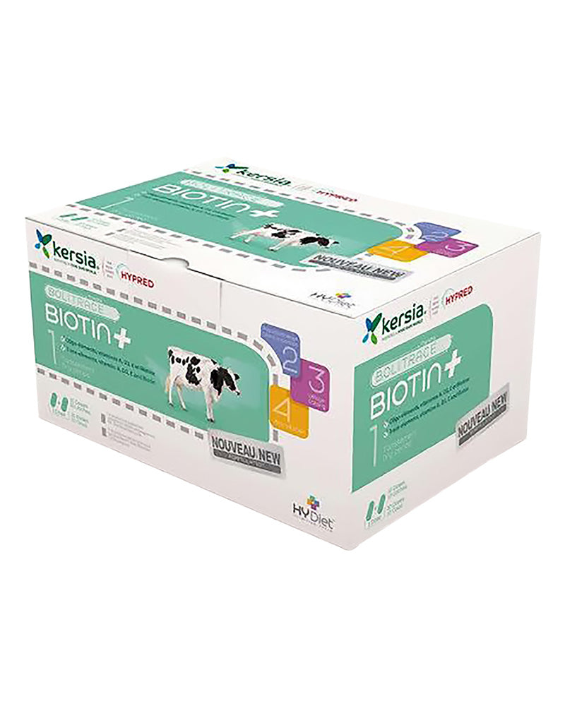 För mjölkkor i sinperioden: rik på biotin, essentiella mineraler/vitaminer.