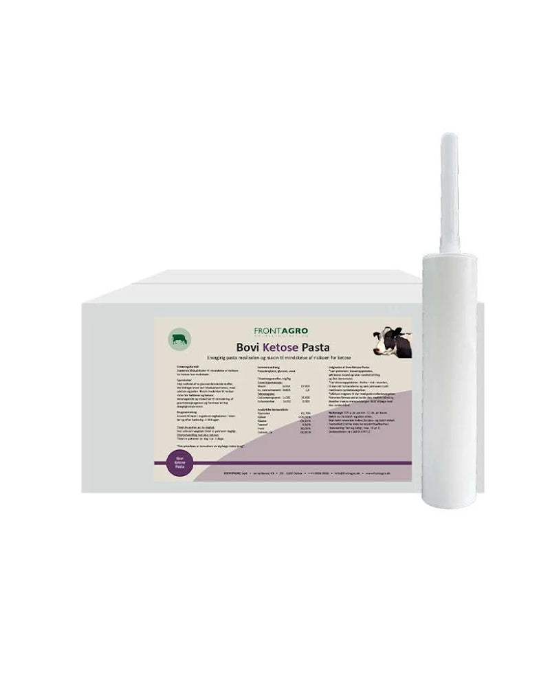 Energirik pasta med glukosbildande ämnen, niacin och selen för att minska risken för ketos.