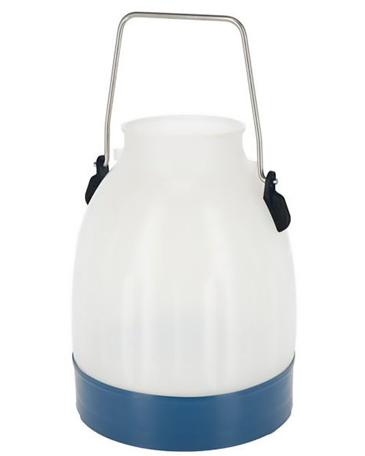 Muovinen maitoastia 30 l, puoliläpinäkyvä.