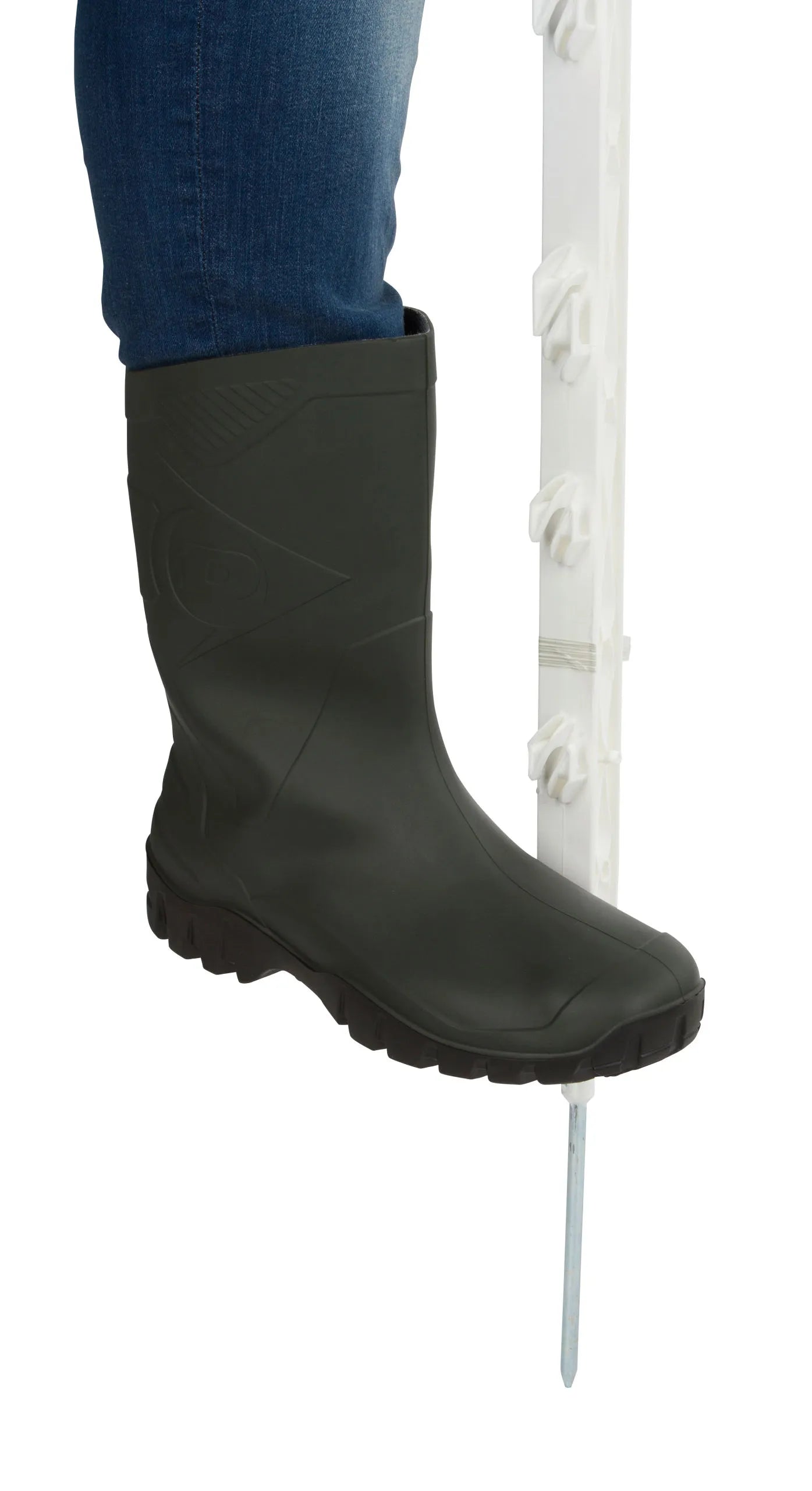 Plaststang Eco 70 cm, hvid 5-p