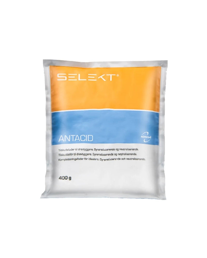 Tillskottsfoder till nöt vid mag- och tarmbesvär.