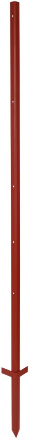 Vinkelstålstolpe 165 cm, 10-pack