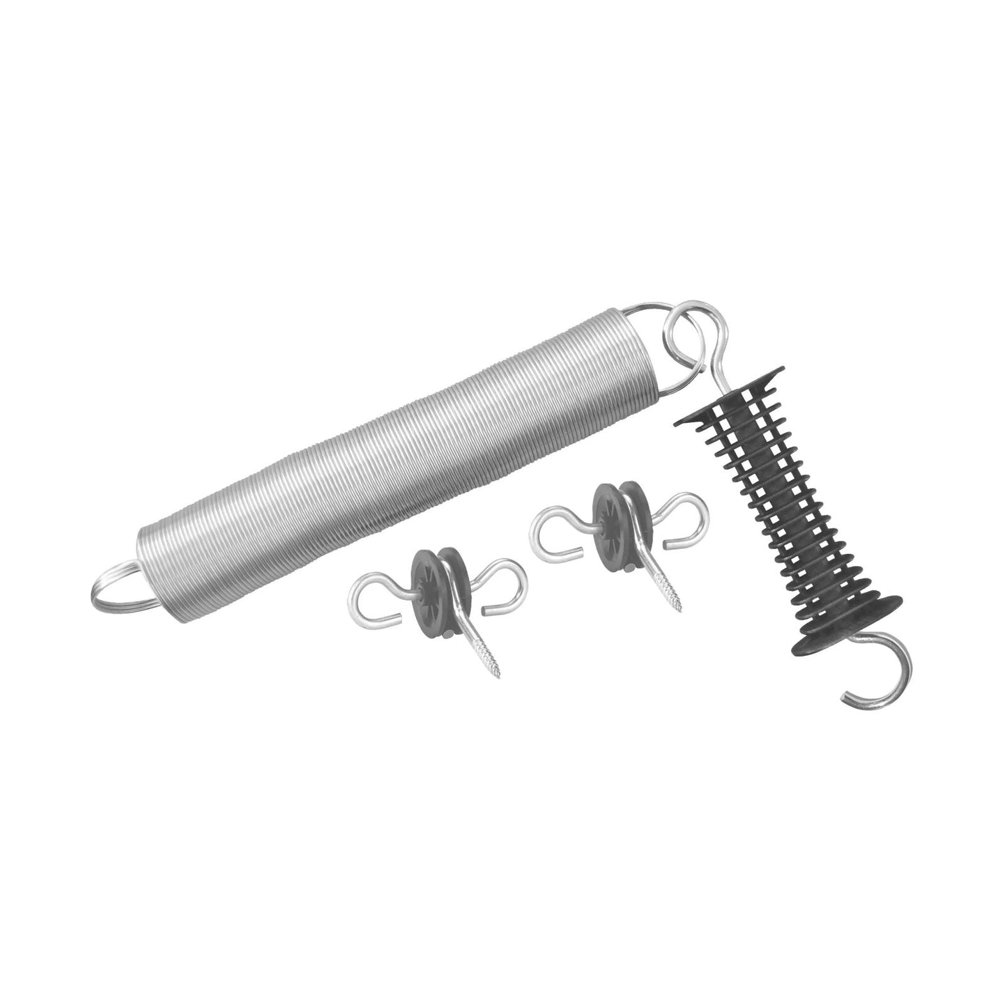 Fjädergrind bred 5 m – komplett grindset för elstängsel