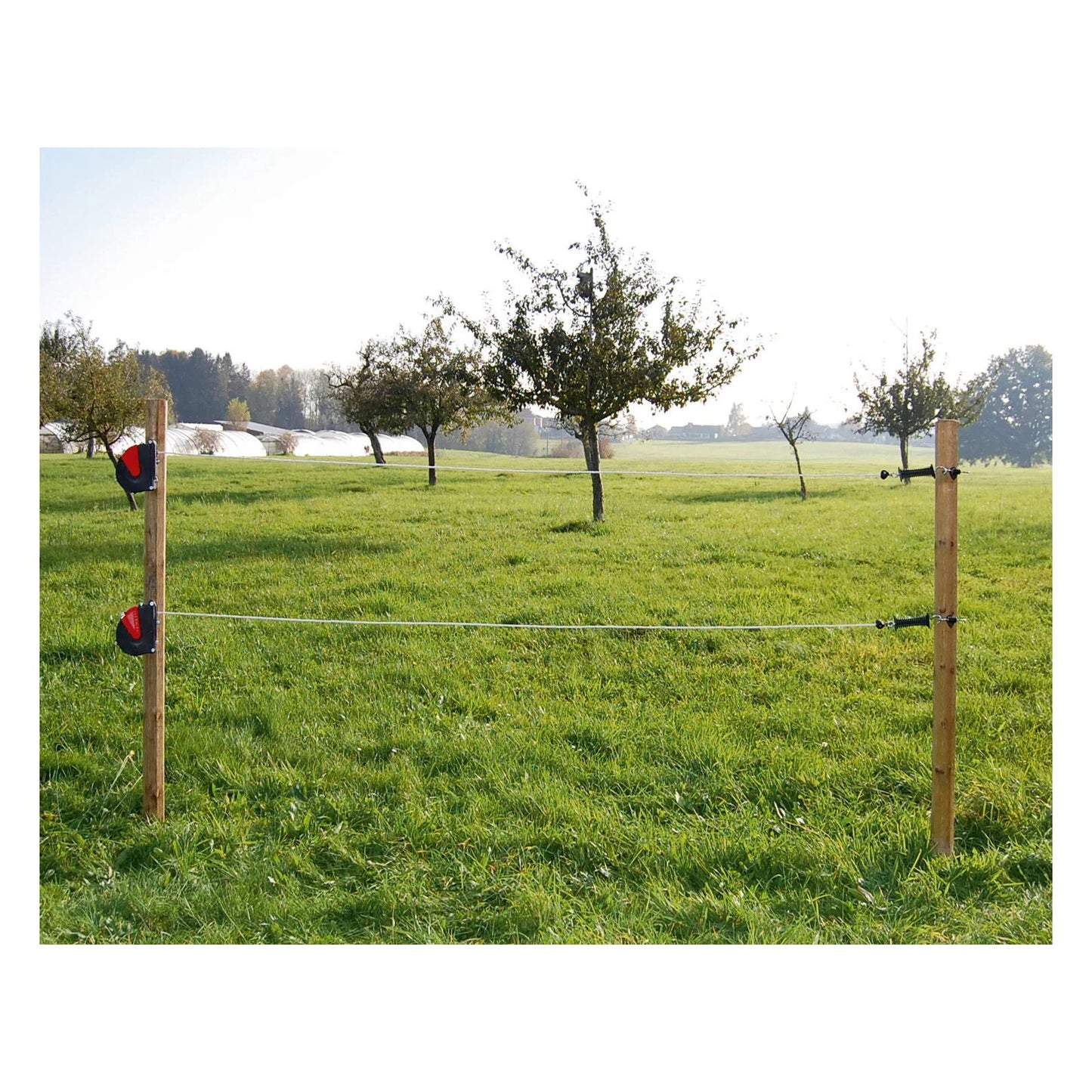 FlexiGate 7,5 m rep Röd staket – automatisk upprullning & konstant ström