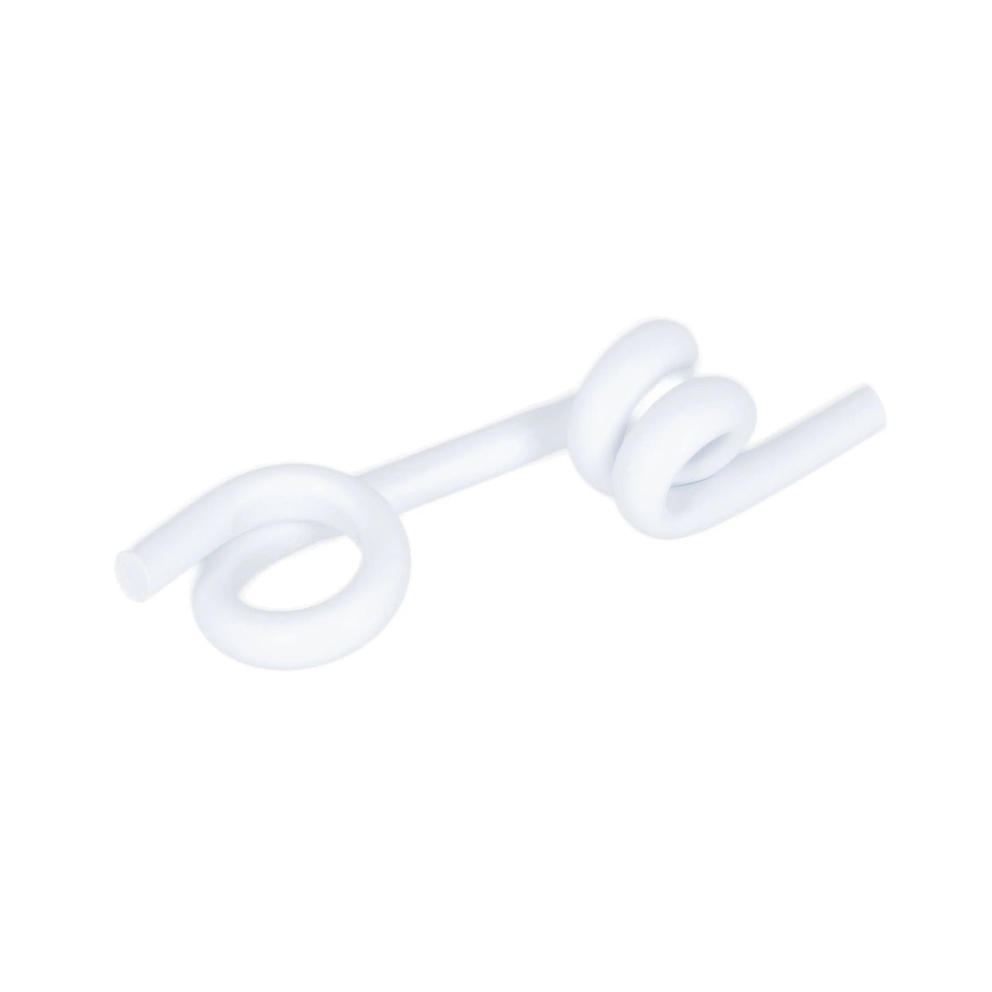 Mellemisolator hvid til glasfiberstang 12mm, 50-p