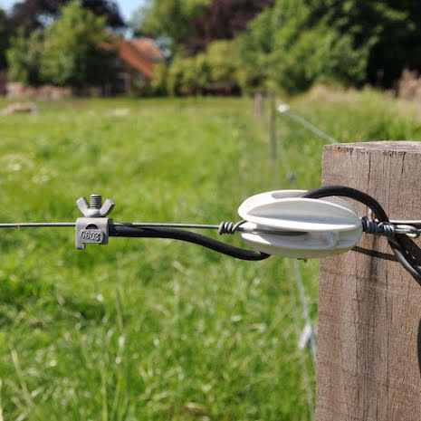 Kontaktklämma vinklad med vingmutter