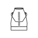 Spänner, hinkar och mjölkkannor för mjölkning. Produkter för spannmjölkning, hantering och transport av mjölk i ladugården.