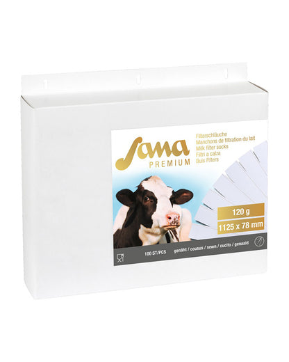 Mjölkfilter Premium 120g/m2 - 1125 x 78 mm