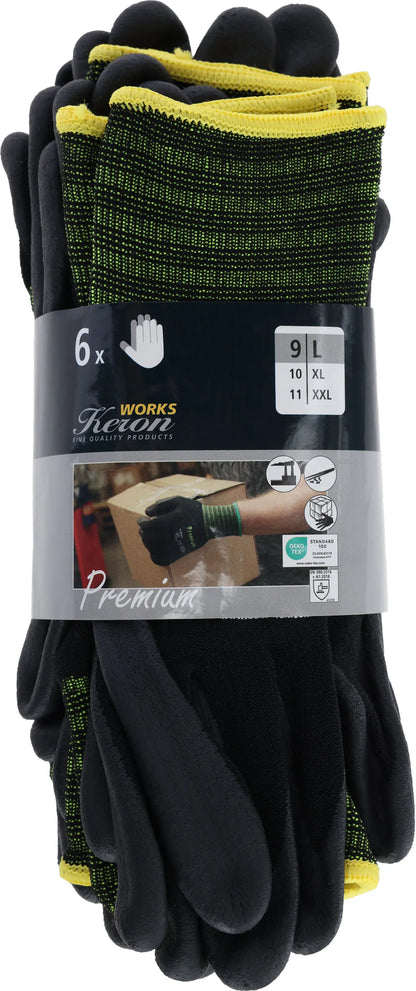 Keron Premium - arbetshandske med nitrilskum
