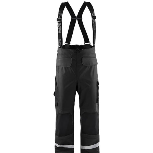 Blåkläder Regnbyxa LEVEL 2 - Hög Kvalitet Skalbyxa med Hängslen och Fickor