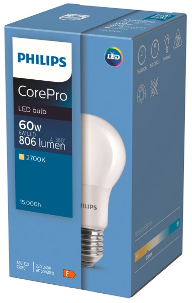Philips CorePro LED, varm