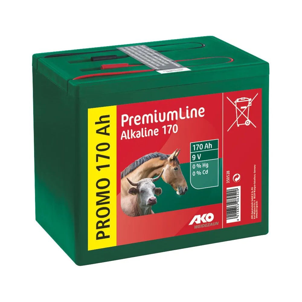 Ako Alkaline 9V Batteri – Torrbatteri för elstängsel