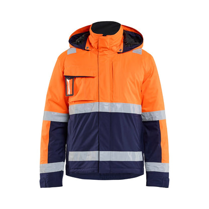 Varselorange/Marinblå