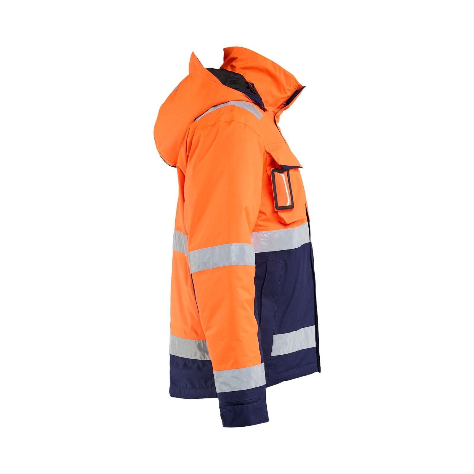 Varselorange/Marinblå