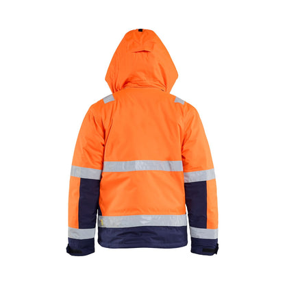 Varselorange/Marinblå