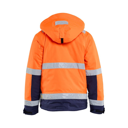Varselorange/Marinblå
