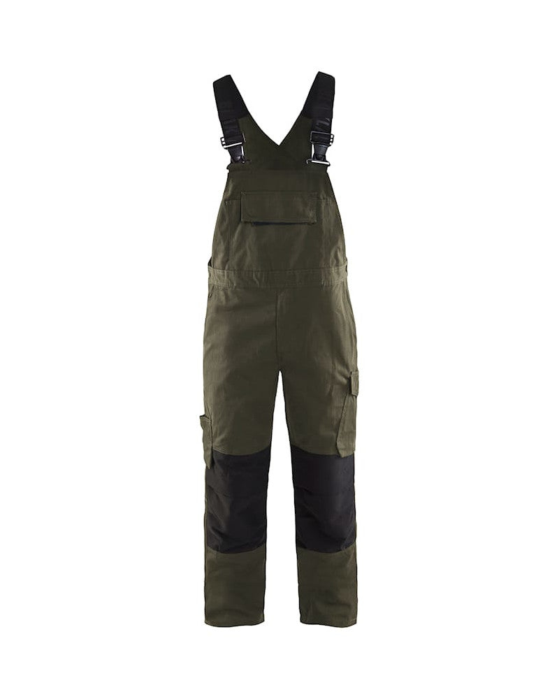 Blåkläder 2695 Hängselbyxa med Stretch – slitstark servicebyxa i ripstop