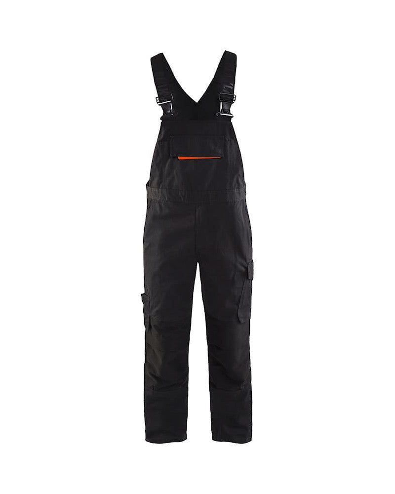 Blåkläder 2695 Hängselbyxa med Stretch – slitstark servicebyxa i ripstop