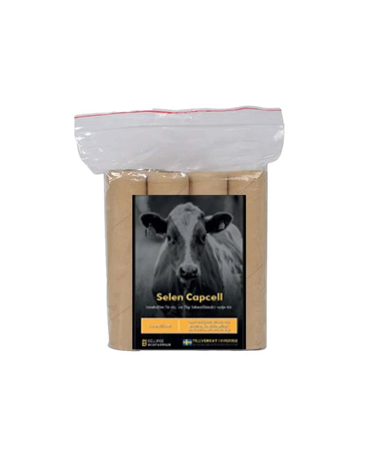 Capcell Selen 7-pack – selentillskott i kapsel för nötkreatur, 30 mm ingivare