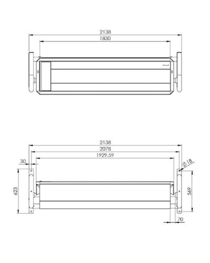 Vattentråg Condon SS