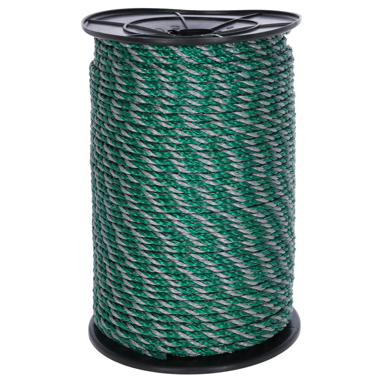 EconomyLine rep 6mm,  200 m recycling - Grönt elstängselrep av återvunnet plastmaterial