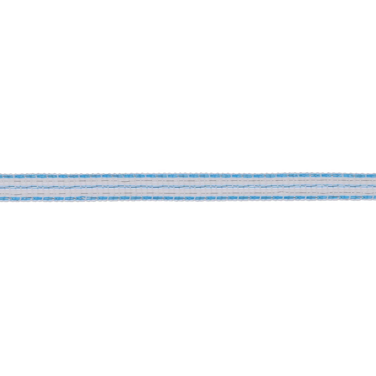 Elband PlatinumLine 12,5 mm – 200 m Vit/Blå för elstängsel