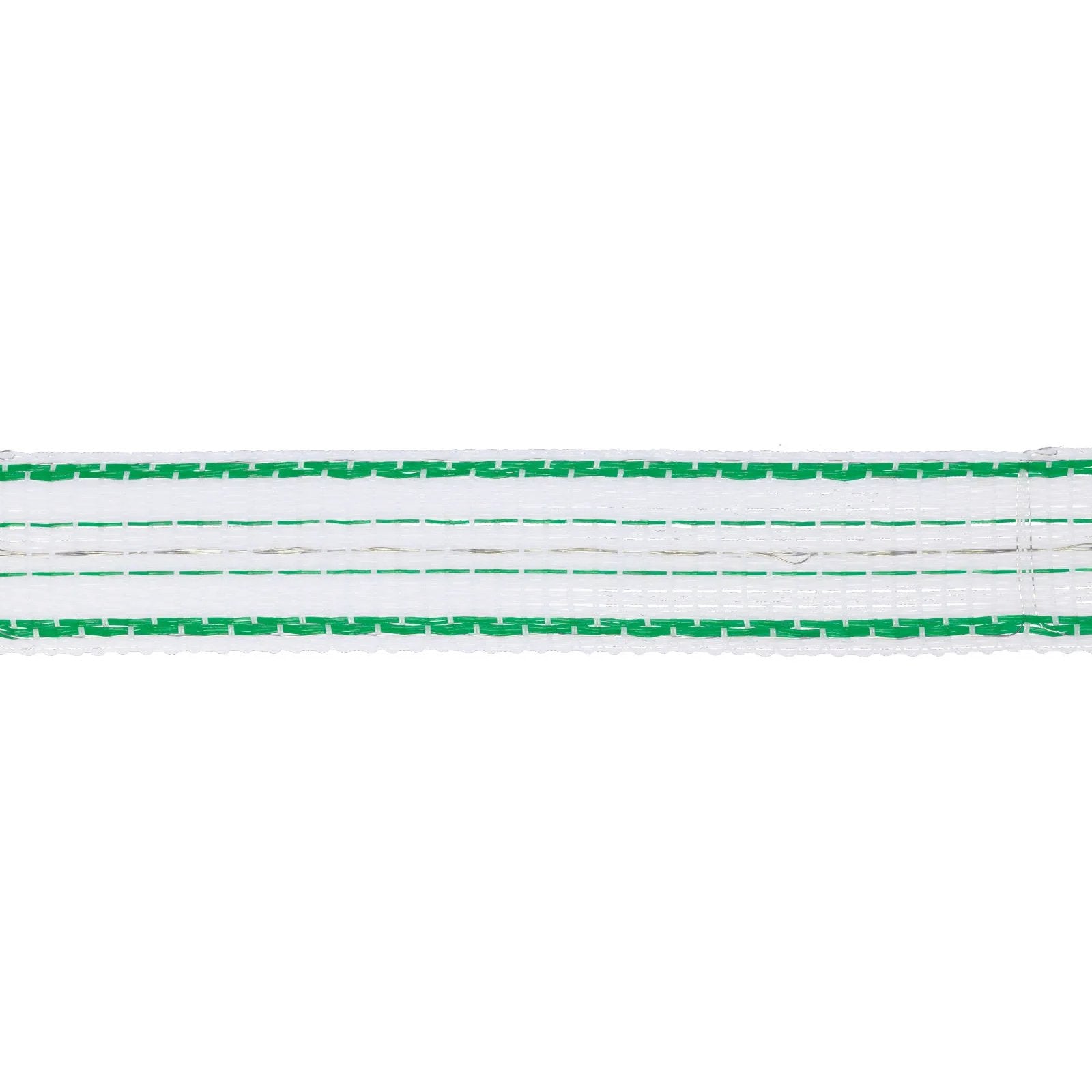 Elband PremiumLine 20 mm – 200 m Vit/Grön för elstängsel