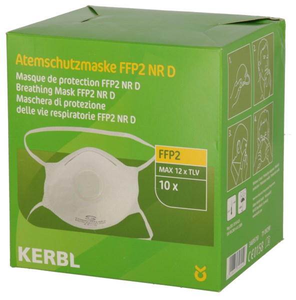 Andningsmask FFP2 Kerbl