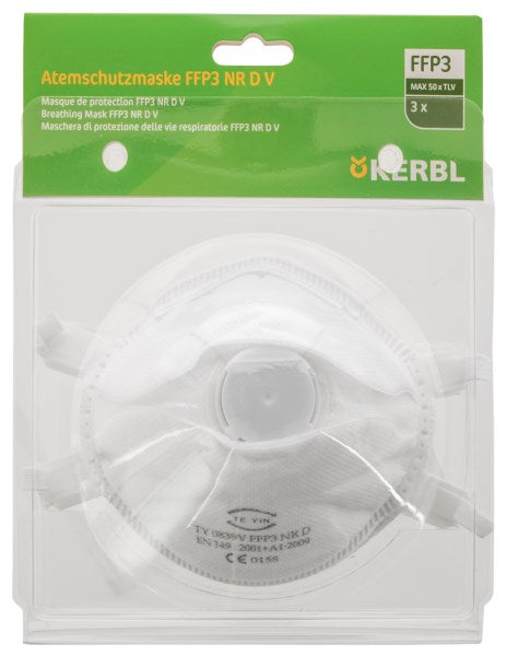 Andningsskydd FFP3 Kerbl