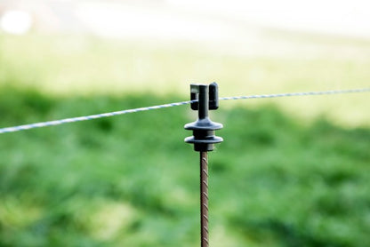 Fjäderstålstolpe 106 cm, Plastisolator 2, 10-p