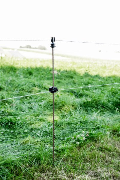 Fjäderstålstolpe 106 cm, Plastisolator 2, 10-p