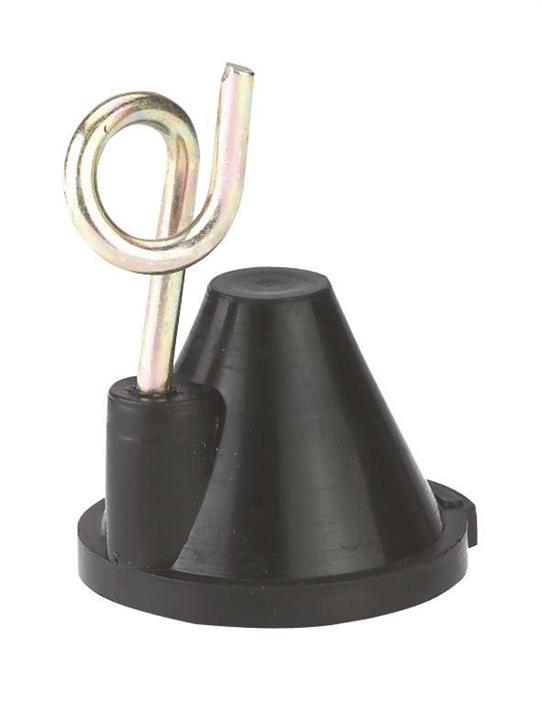 Fjäderstålstolpe 106 cm, 10-p ögla