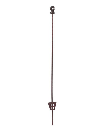 Fjäderstålstolpe 106 cm, plastisolator 1, 10-p