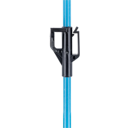 Glasfiberstolpe Compact+ Blå – 10-pack med isolatorer och fotsteg