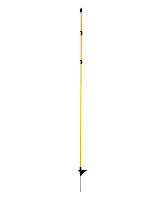Glasfiberstolpe gul, oval, 1,52 m, 10-p