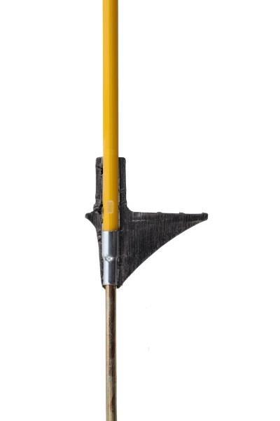 Glasfiberstolpe gul, oval, 1,52 m, 10-p