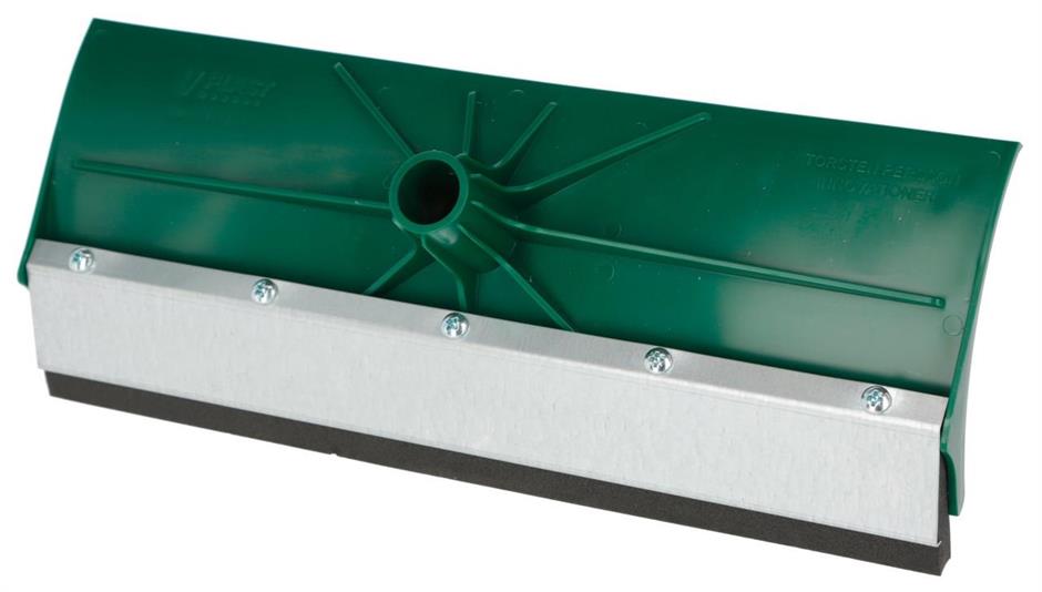Gödselskrapa plast med gummi 46cm