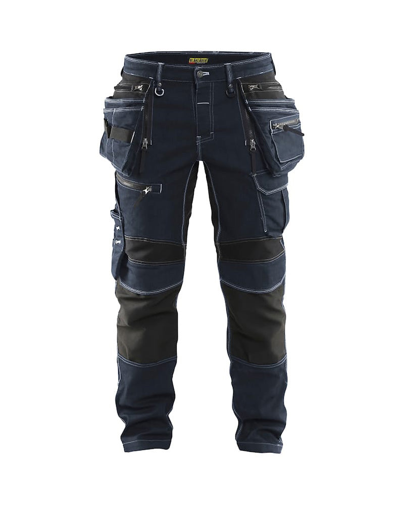 Hantverksbyxa Stretch X1900 - Slitstark CORDURA®-Denim - Herr